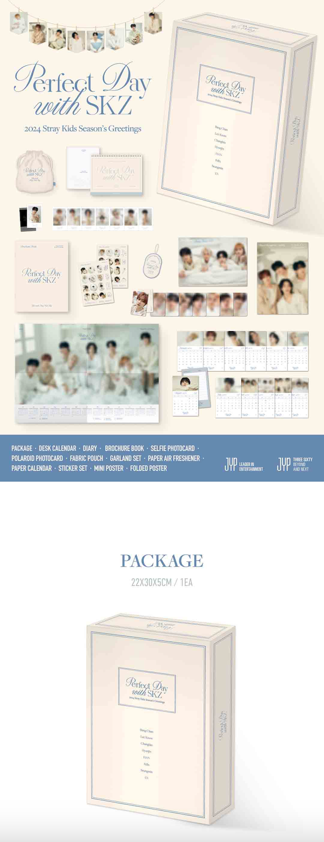 [PRE-ORDER ONLY] [NO GIFT] STRAY KIDS 2024 SEASON'S GREETINGS [PERFECT DAY WITH SKZ]