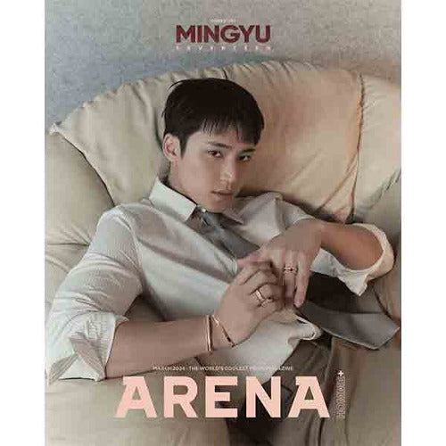 ARENA HOMME+ SEVENTEEN MINGYU COVER MAR. [2024] A TYPE
