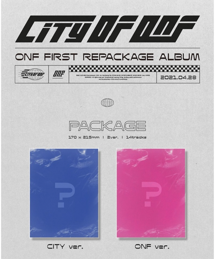 ONF - CITY OF ONF (REPACKAGE ALBUM)