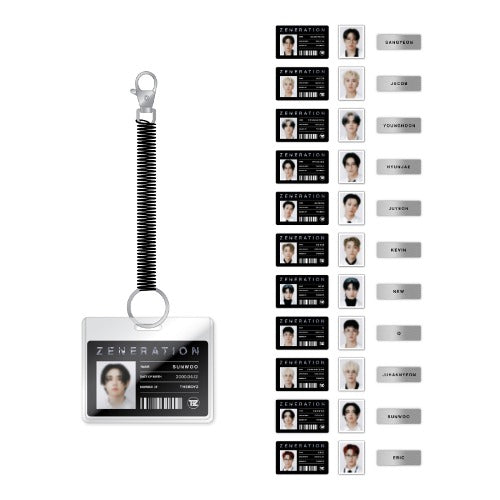 THE BOYZ [ZENERATION ENCORE] ID CARD HOLDER & NAME TAG SET