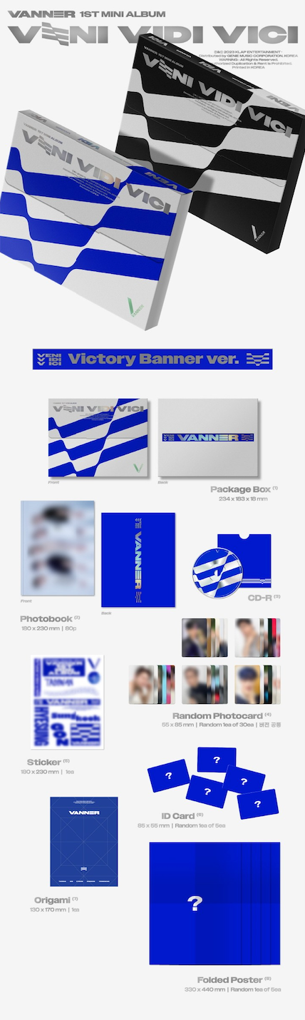 VANNER - VENI VIDI VICI (1ST MINI ALBUM) (VICTORY VANNER VER.)