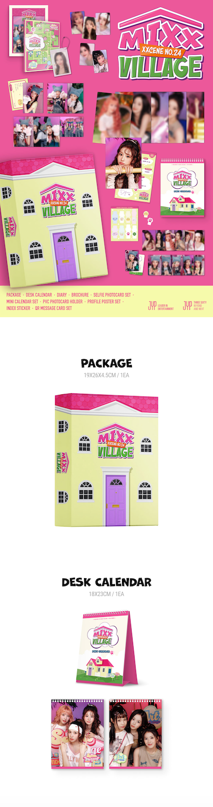 JYP SHOP [PHOTO CARD] NMIXX 2024 SEASON'S GREETINGS - MIXX VILLAGE