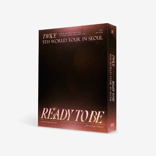 [JYP SHOP] TWICE 5TH WORLD TOUR [READY TO BE] IN SEOUL DVD