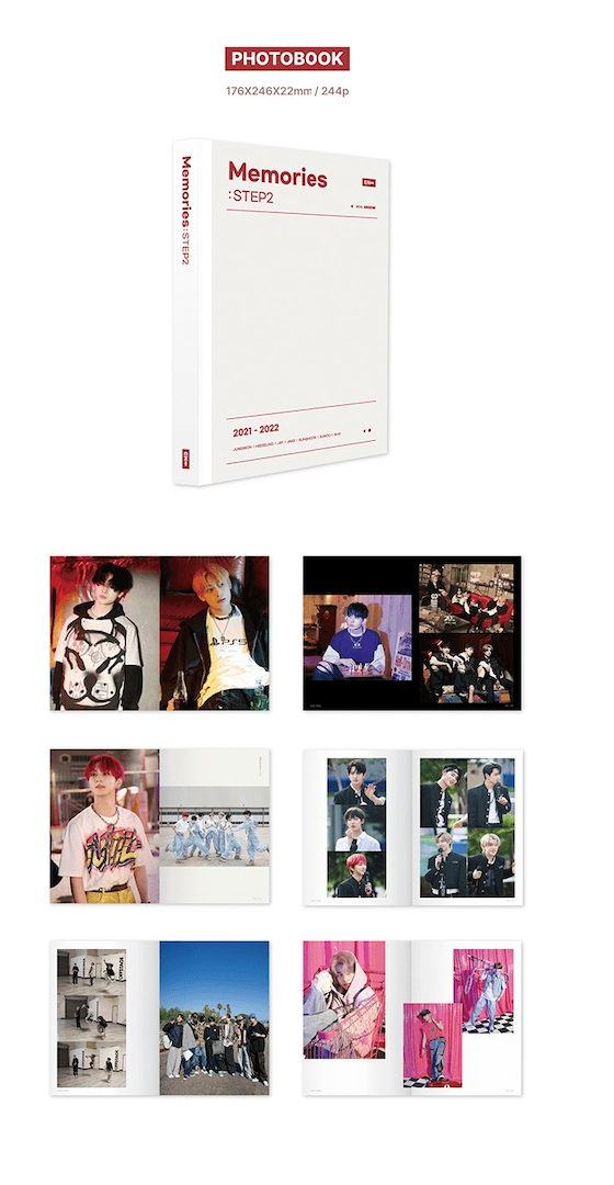 ENHYPEN MEMORIES : STEP 2 DVD + PIECES OF MEMORIES [2021-2022] SET