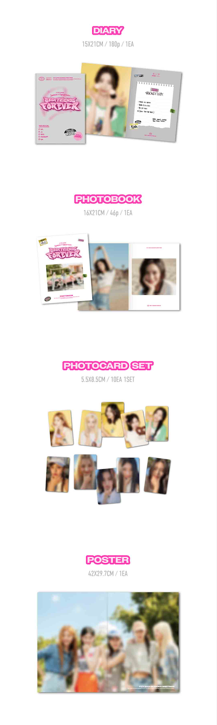 JYP SHOP [PHOTO CARD] ITZY 2024 SEASON'S GREETINGS - 2024 BEST FRIENDS FOREVER