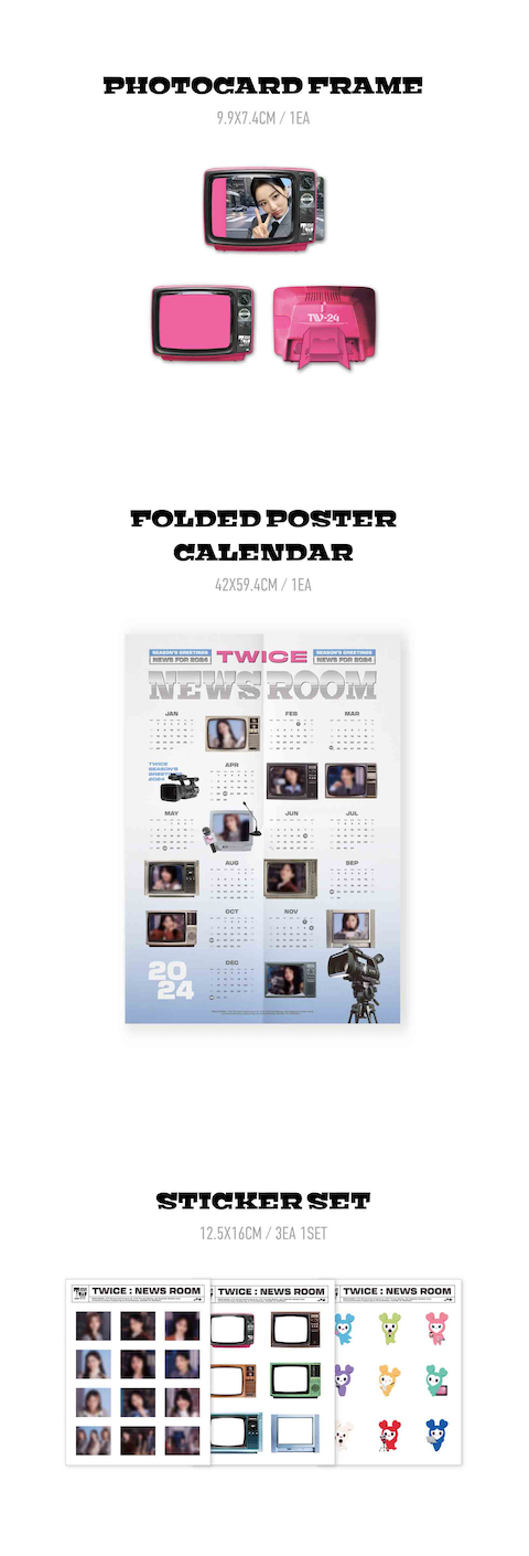 [JYP SHOP] TWICE SEASON'S GREETINGS 2024 - TWICE NEWS ROOM