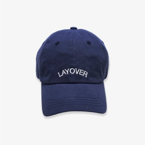 V(BTS) [LAYOVER] CAP (NAVY)