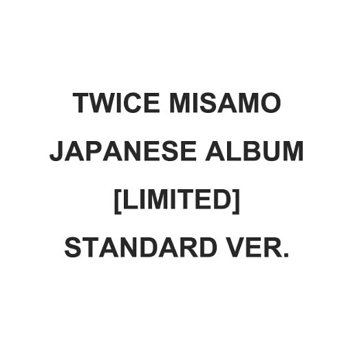 [PRE-ORDER ONLY] TWICE MISAMO - JAPANESE ALBUM [LIMITED] STANDARD VER.