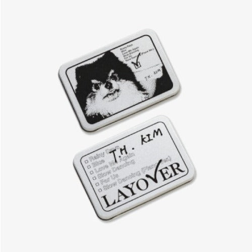 V(BTS) [LAYOVER] TIN CASE STICKER SET