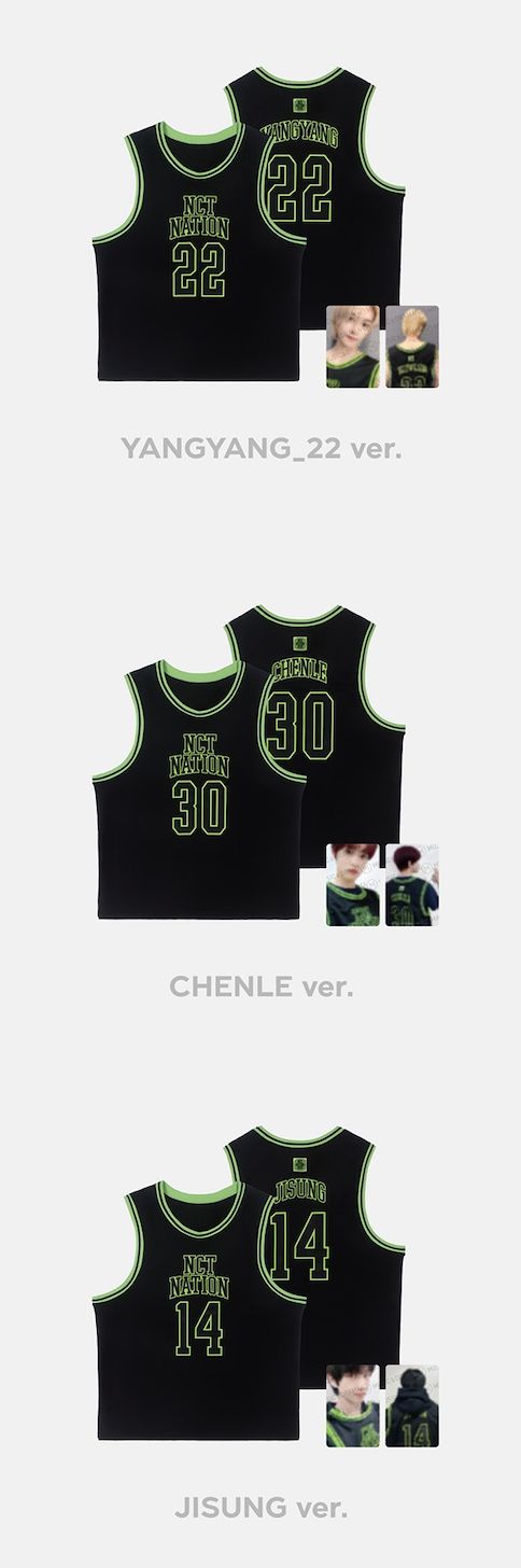 NCT [NCT NATION] BASKETBALL UNIFORM SET