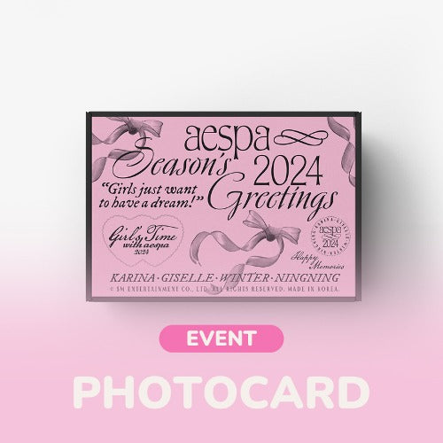 APPLE MUSIC [POB] aespa 2024 SEASON'S GREETINGS