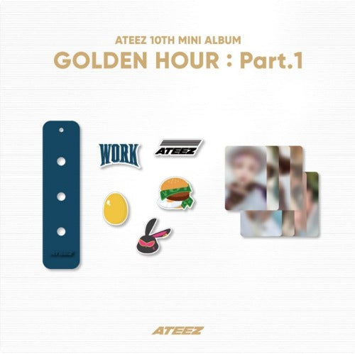 ATEEZ [GOLDEN HOUR : PART.1] SILICONE CHARM KEYRING SET