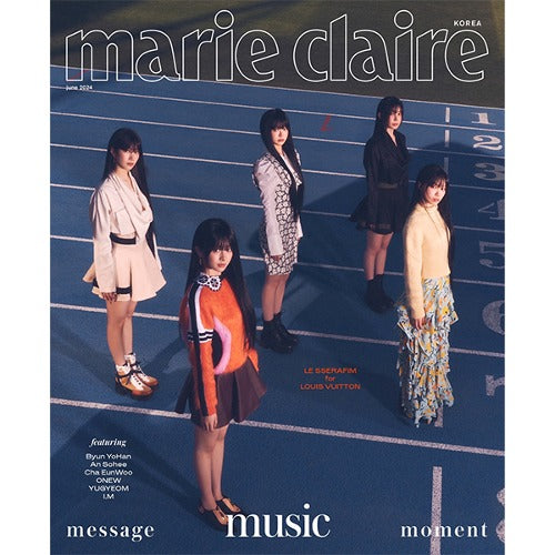 [PRE-ORDER ONLY] MARIE CLAIRE LE SSERAFIM JUNE [2024] G TYPE