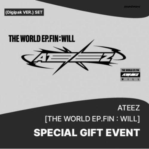 [SOUND WAVE] ATEEZ THE WORLD EP.FIN : WILL (DIGIPACK VER.) (8EA 1SET)