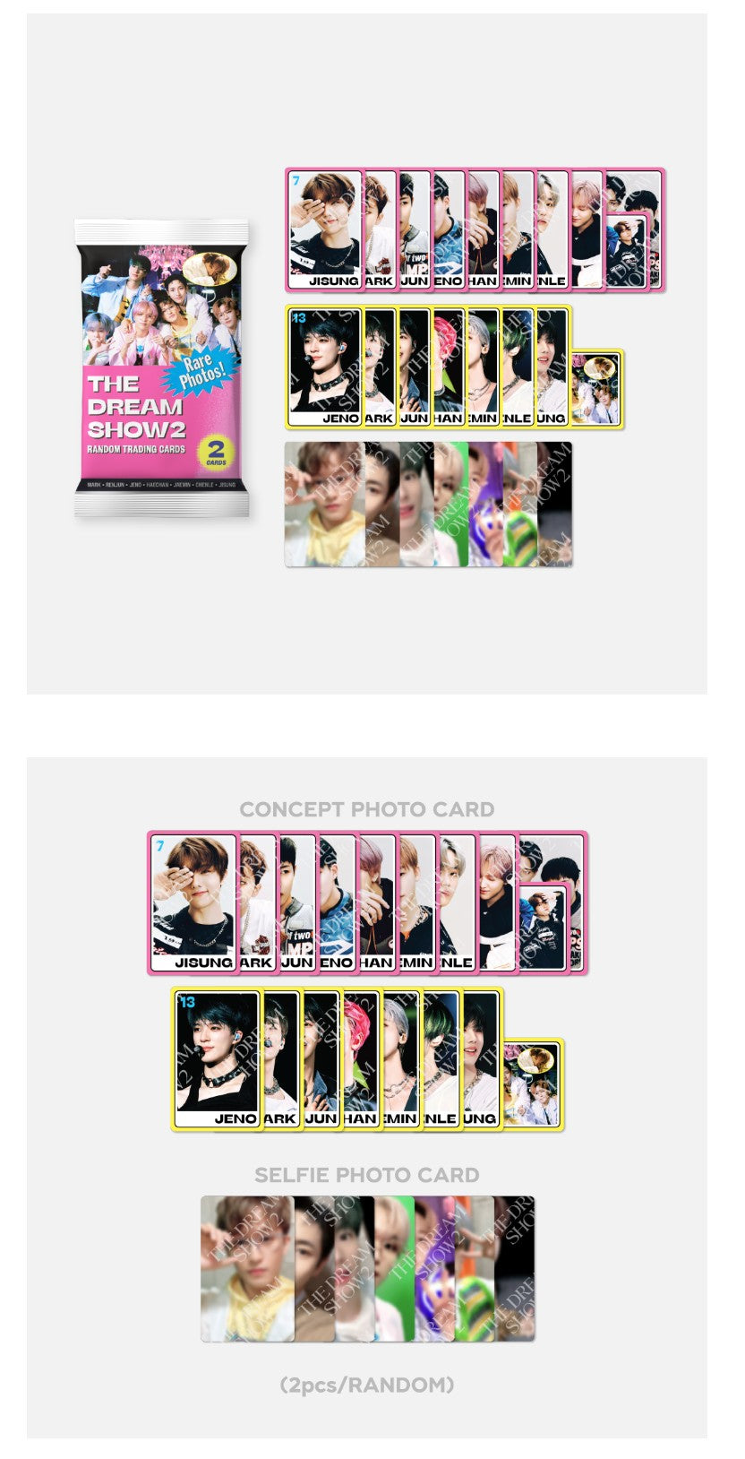 NCT DREAM [THE DREAM SHOW 2] RANDOM TRADING CARD SET