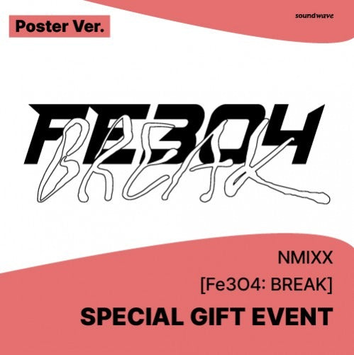 JYP SHOP [PHOTO CARD] NMIXX Fe3O4: BREAK (POSTER VER.)