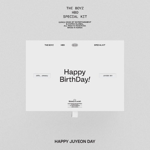 THE BOYZ THE BOYZ HBD JUYEON SPECIAL KIT