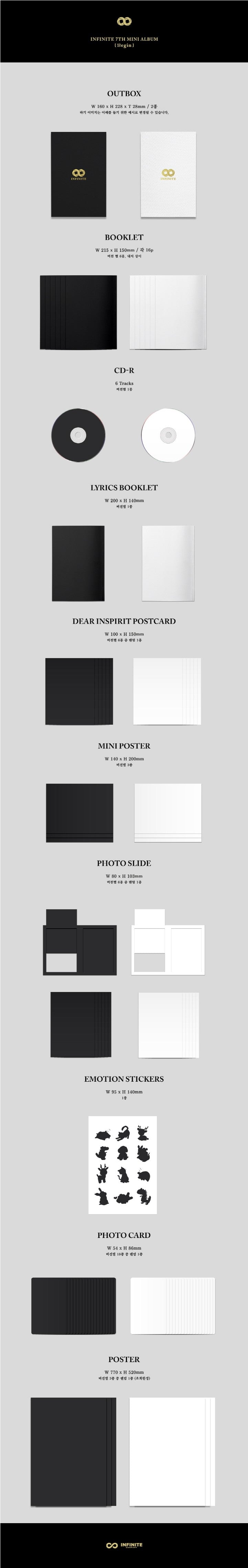 INFINITE - 13EGIN (7TH MINI ALBUM) (BACK VER.)