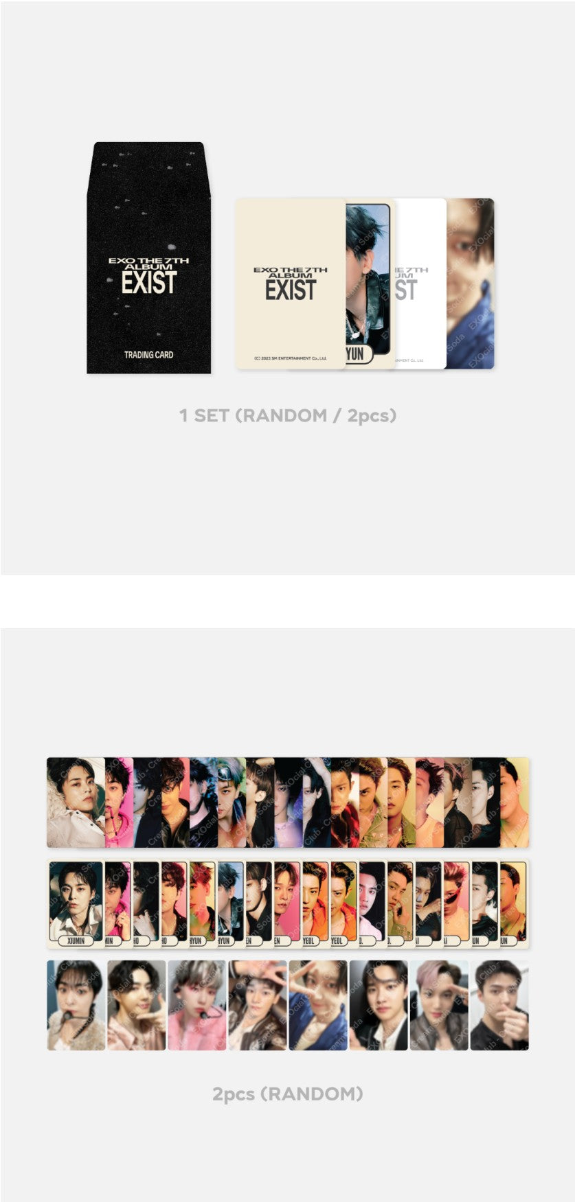 EXO [CREAM SODA] RANDOM TRADING CARD SET D VER.