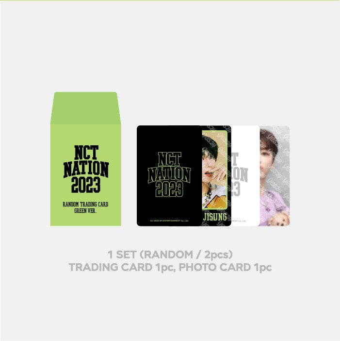 NCT [NCT NATION] RANDOM TRADING CARD SET [GREEN VER.]