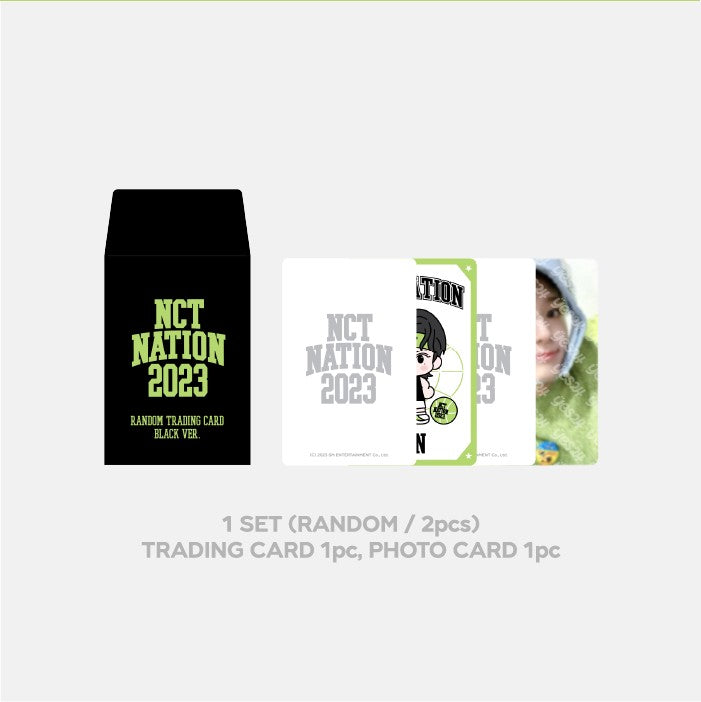 NCT [NCT NATION] RANDOM TRADING CARD SET [BLACK VER.]