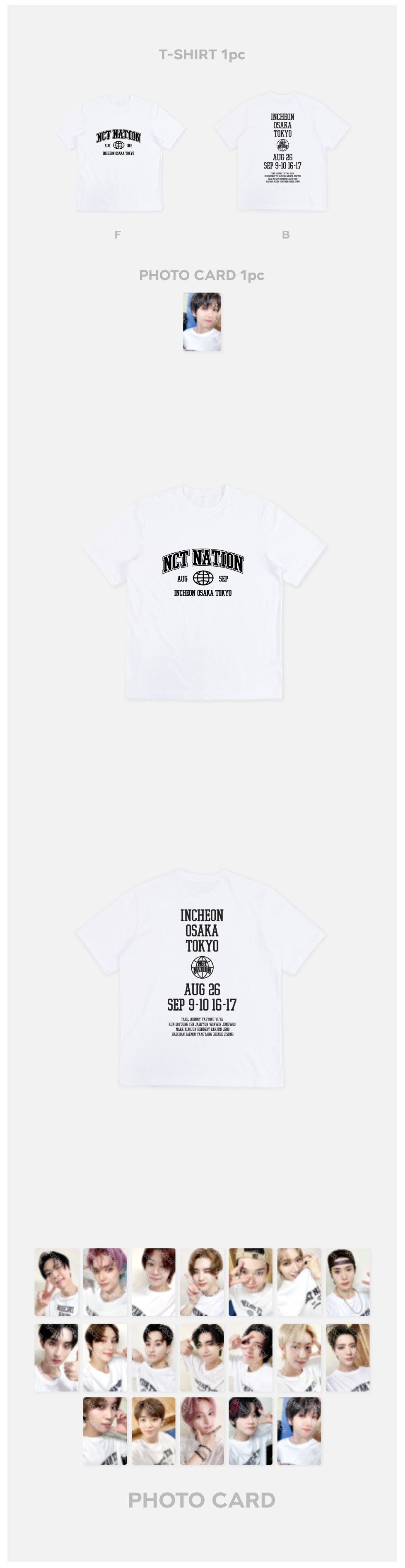 NCT [NCT NATION] T-SHIRT