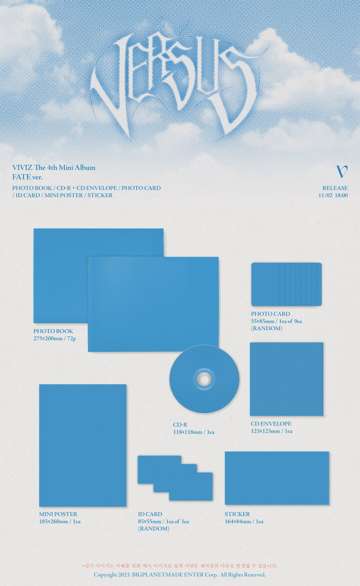 VIVIZ - [VERSUS] (4TH MINI ALBUM) (PHOTOBOOK) (FATE VER.)