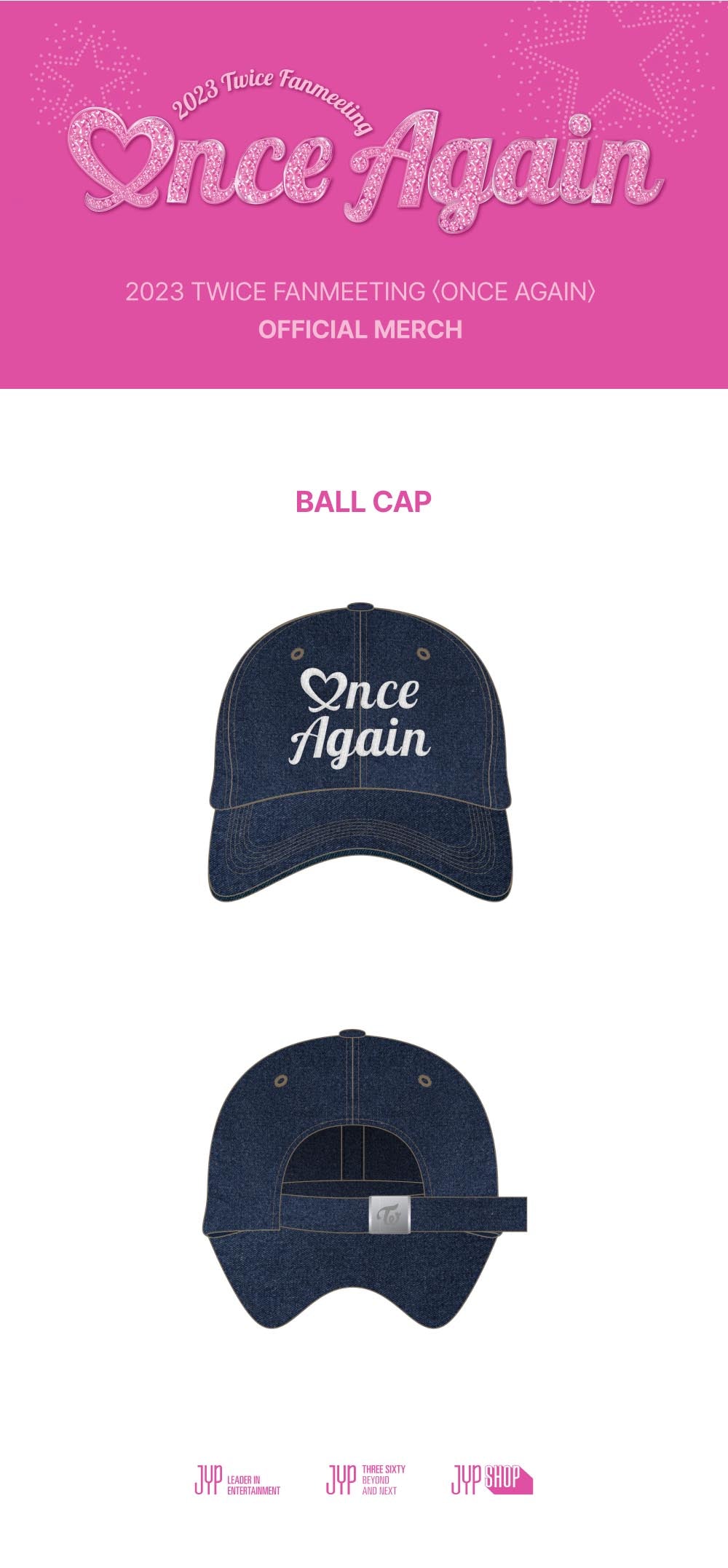 TWICE [ONCE AGAIN] BALL CAP