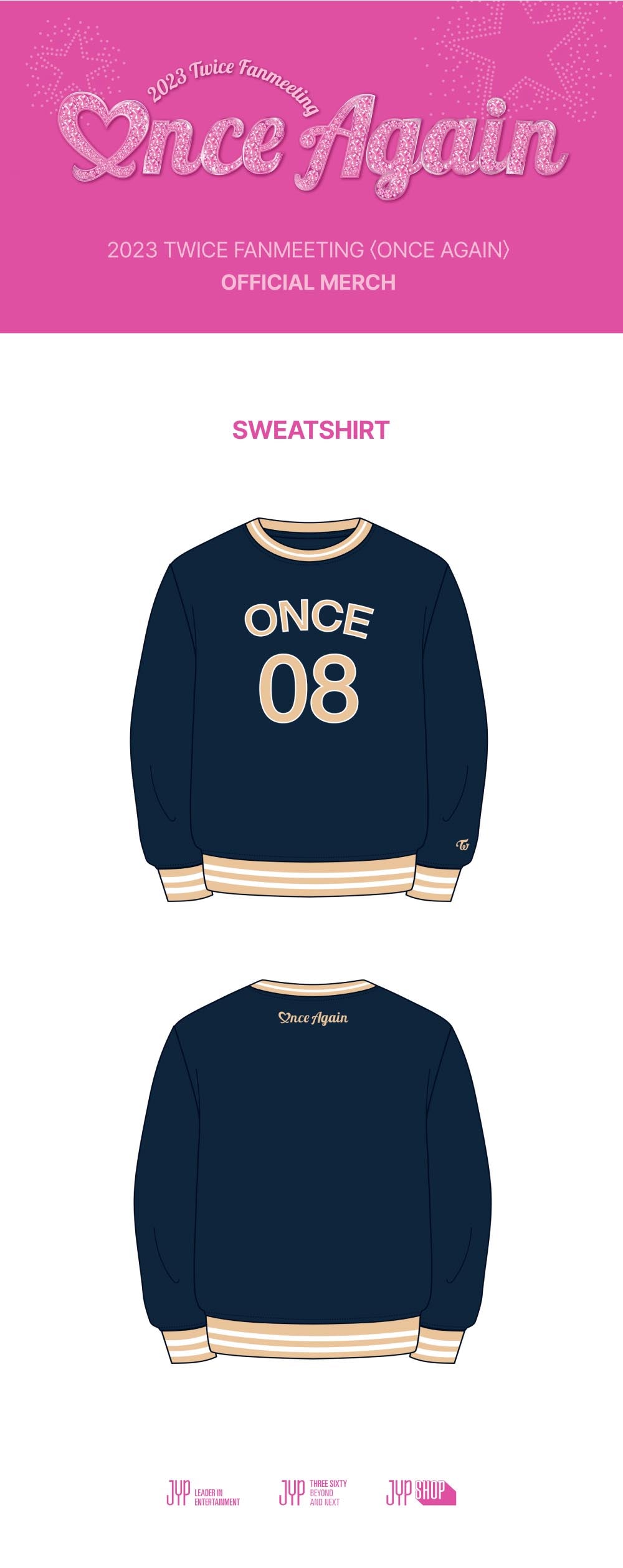 TWICE [ONCE AGAIN] SWEATSHIRT