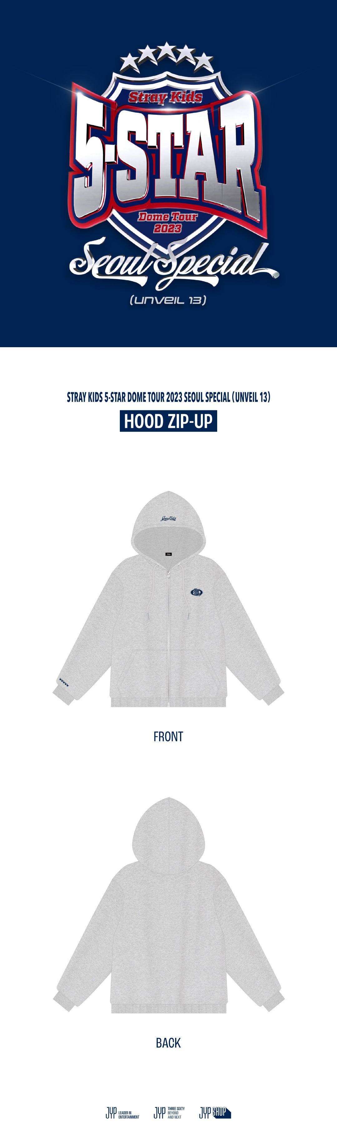 STRAY KIDS [5-STAR] HOOD ZIP-UP