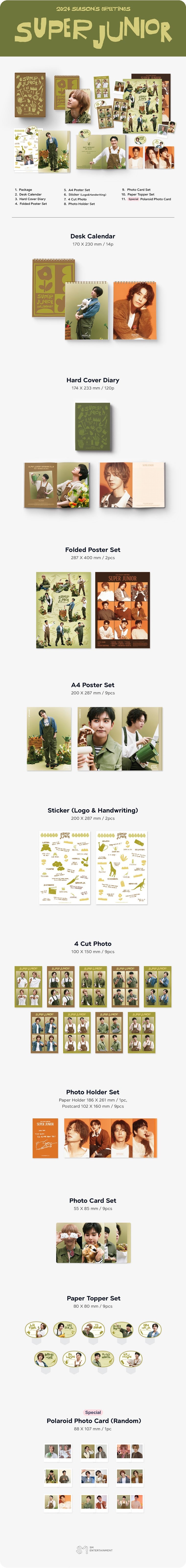 SM STORE [POB] SUPER JUNIOR 2024 SEASON'S GREETINGS