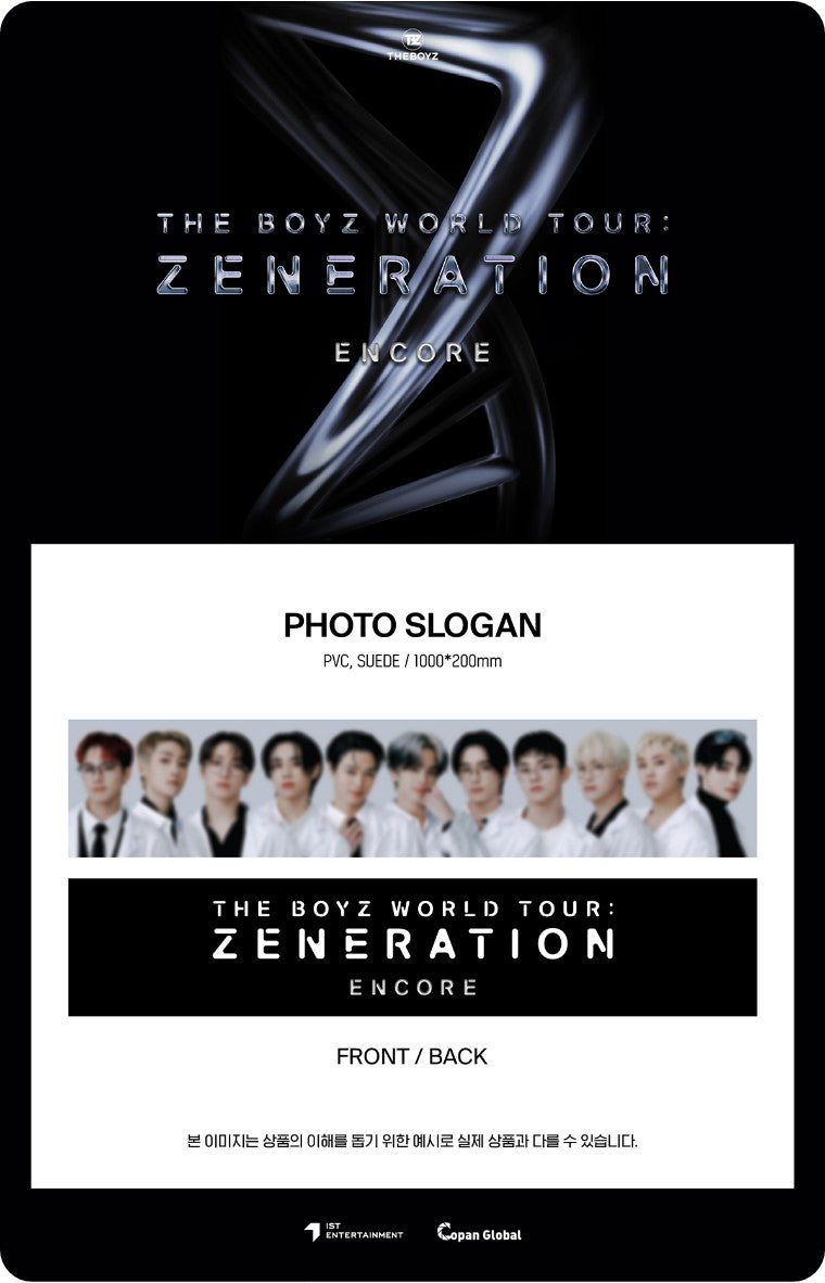 THE BOYZ [ZENERATION ENCORE] PHOTO SLOGAN