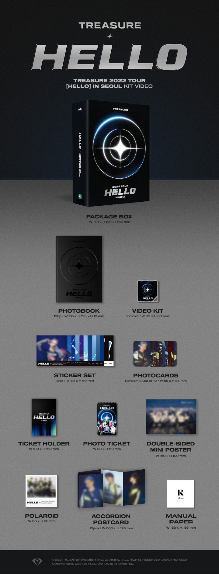 [YG SHOP] TREASURE 2022 TOUR [HELLO] IN SEOUL KiT VIDEO