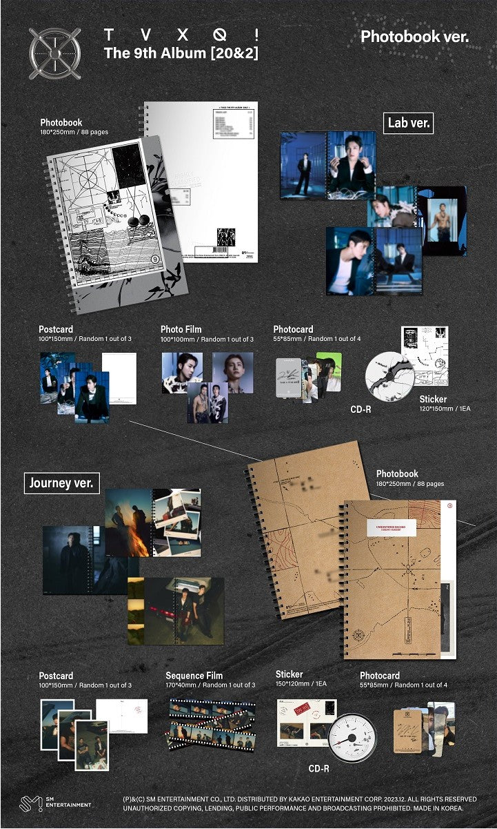 [PRE-ORDER ONLY] TVXQ! - VOL.9 [20&2] (PHOTO BOOK VER.) RANDOM