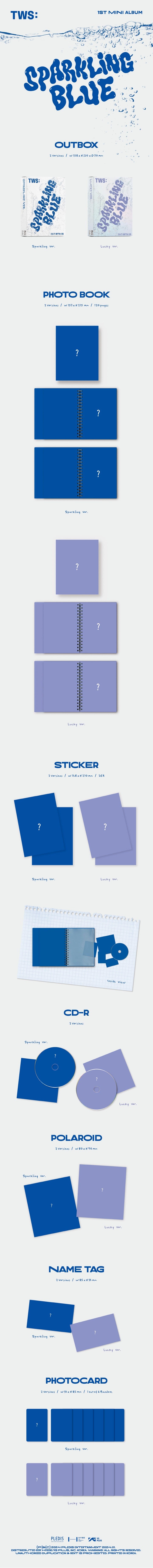 [PRE-ORDER ONLY] TWS - [SPARKLING BLUE] (1ST MINI ALBUM)