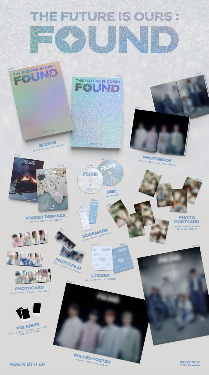 KTOWN4U [PHOTO CARD] AB6IX 8TH EP [THE FUTURE IS OURS : FOUND]