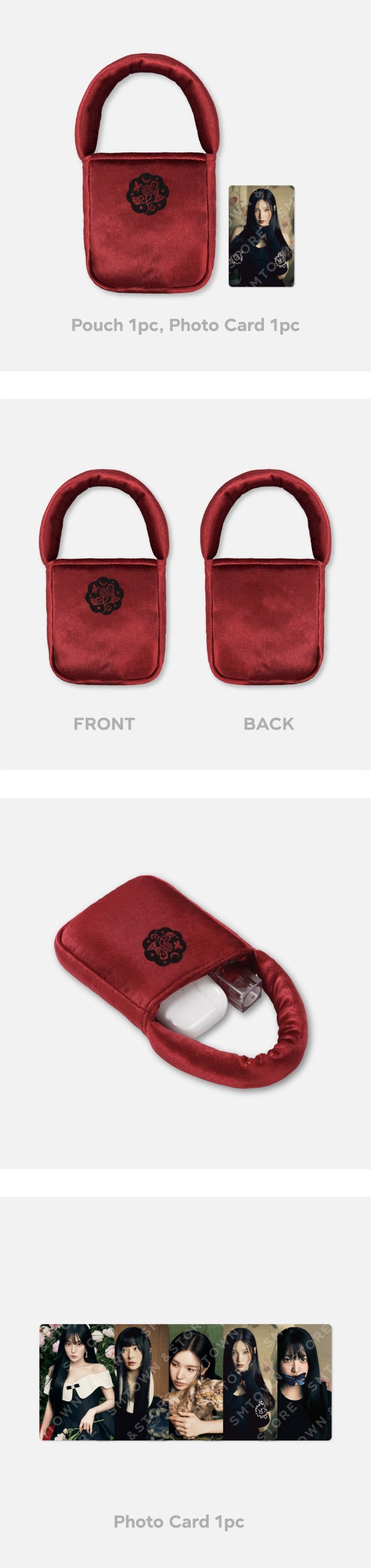 RED VELVET [CHILL KILL] VELVET POUCH SET A VER.