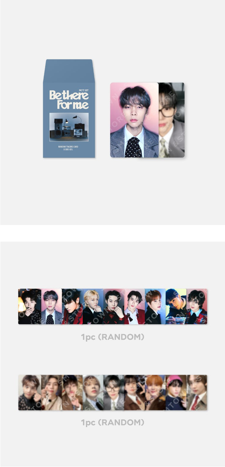 NCT 127 [BE THERE FOR ME] RANDOM TRADING CARD SET_B SIDE VER.