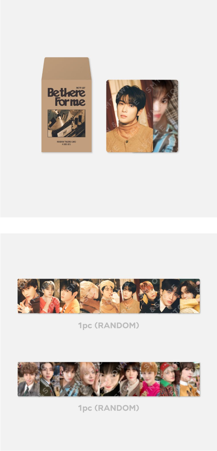 NCT 127 [BE THERE FOR ME] RANDOM TRADING CARD SET_A SIDE VER.