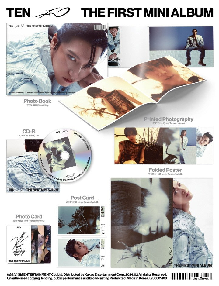 [PRE-ORDER ONLY] TEN - [TEN] (1ST MINI ALBUM) (PHOTOBOOK 1 VER.)