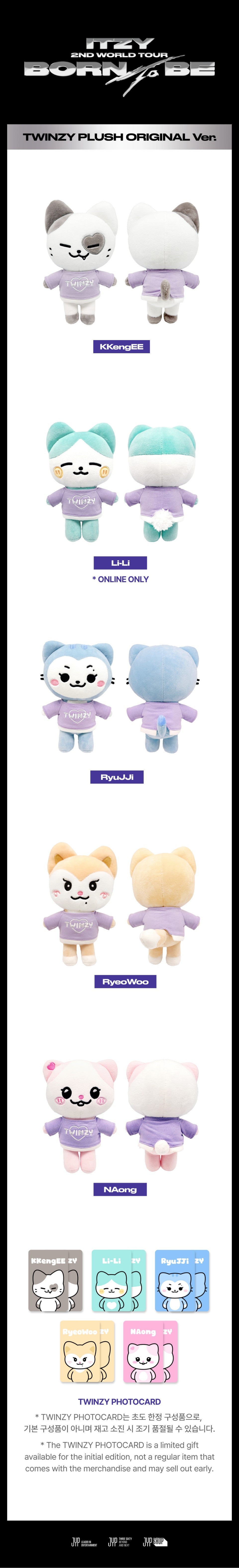 ITZY [BORN TO BE] TWINZY PLUSH ORIGINAL VER.