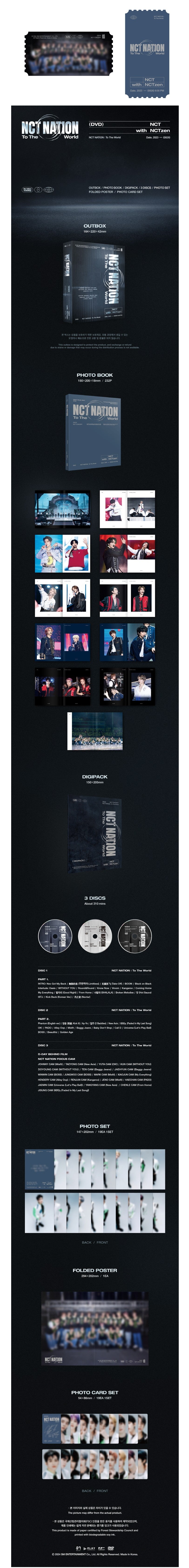 NCT - 2023 NCT CONCERT [NCT NATION : To The World in INCHEON DVD]