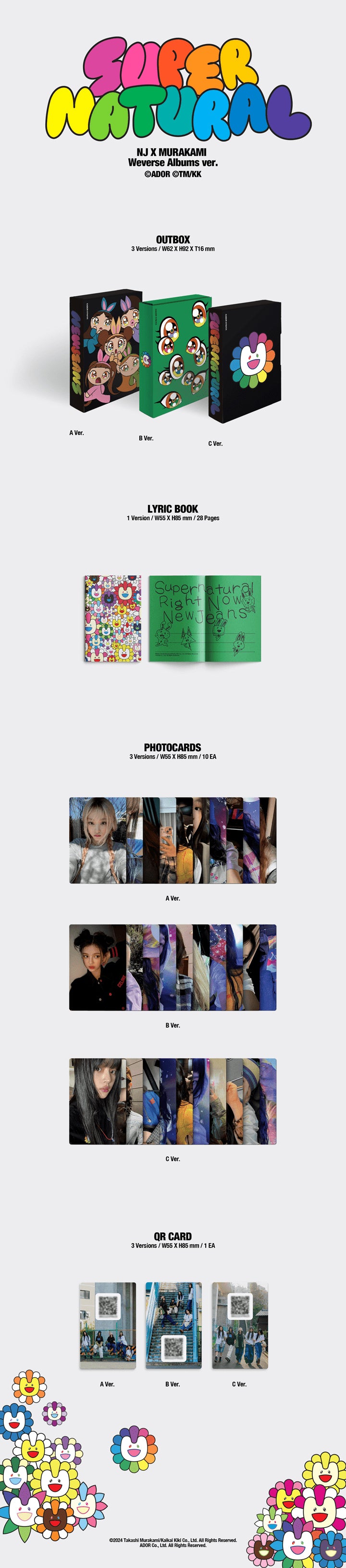 [WEVERSE] NEWJEANS 'SUPERNATURAL' WEVERSE ALBUMS VER. (SET)