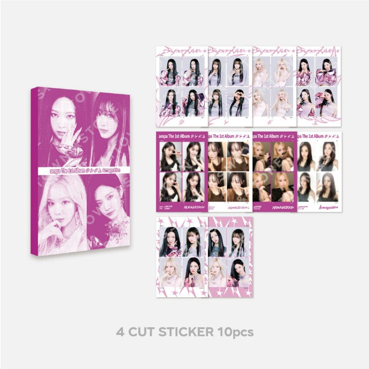 aespa [POP UP] 4 CUT STICKER BOOK