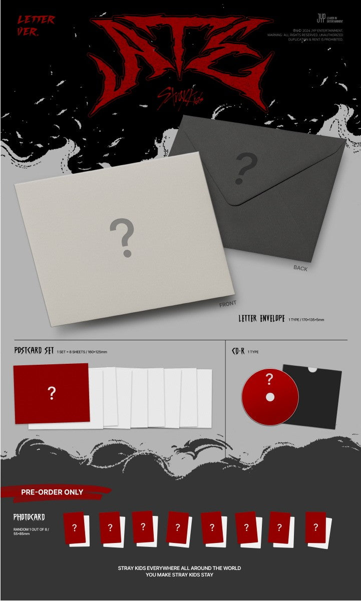 [PRE-ORDER ONLY] STRAY KIDS - ATE (LETTER VER.)