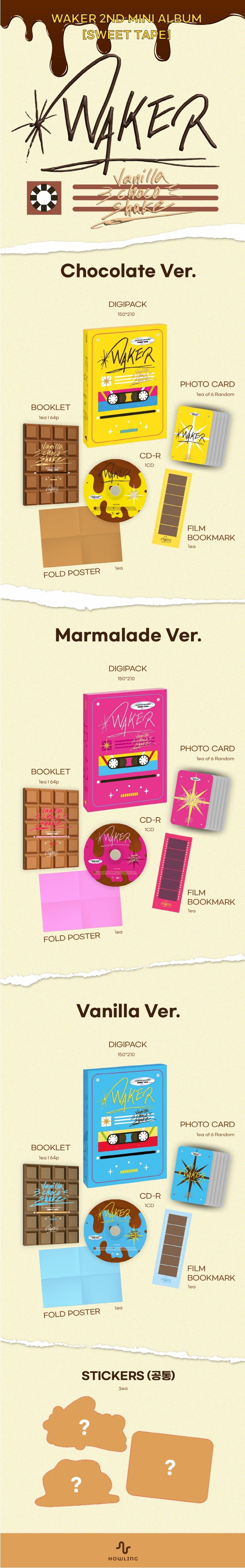 [PRE-ORDER ONLY] WAKER - SWEET TAPE