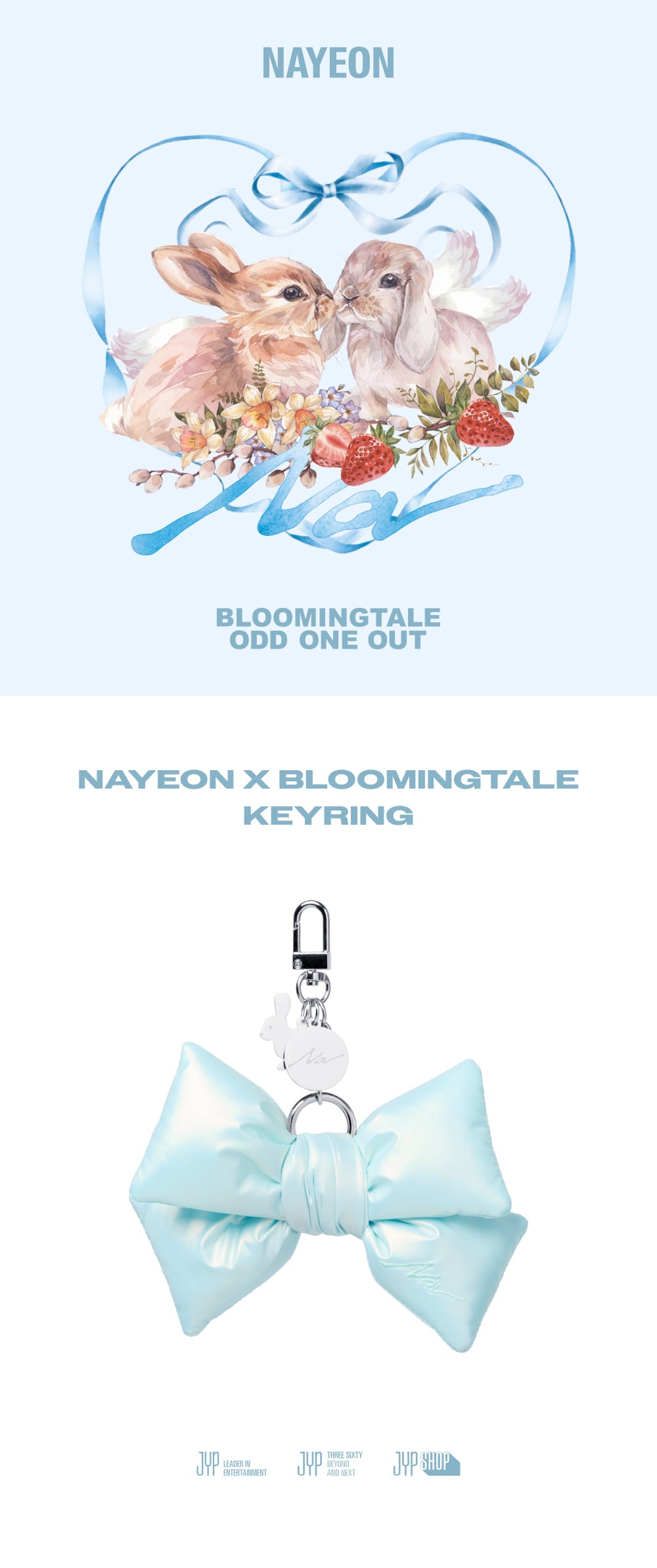 NAYEON X BLOOMINGTALE KEYRING