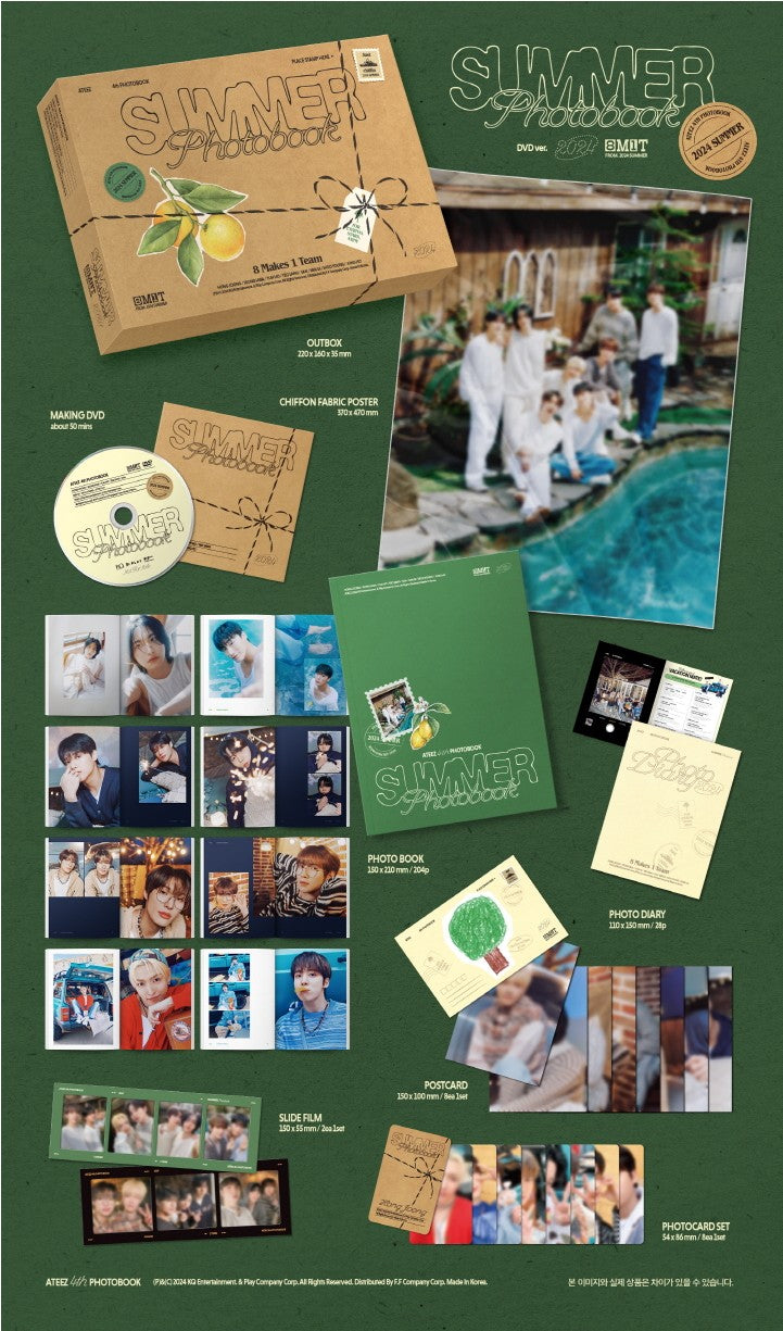 ATEEZ - 2024 SUMMER PHOTOBOOK DVD