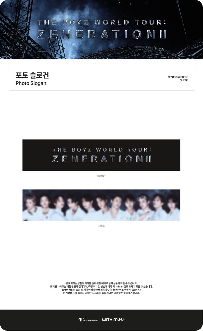 [PRE-ORDER ONLY] THE BOYZ [ZENERATION 2] PHOTO SLOGAN