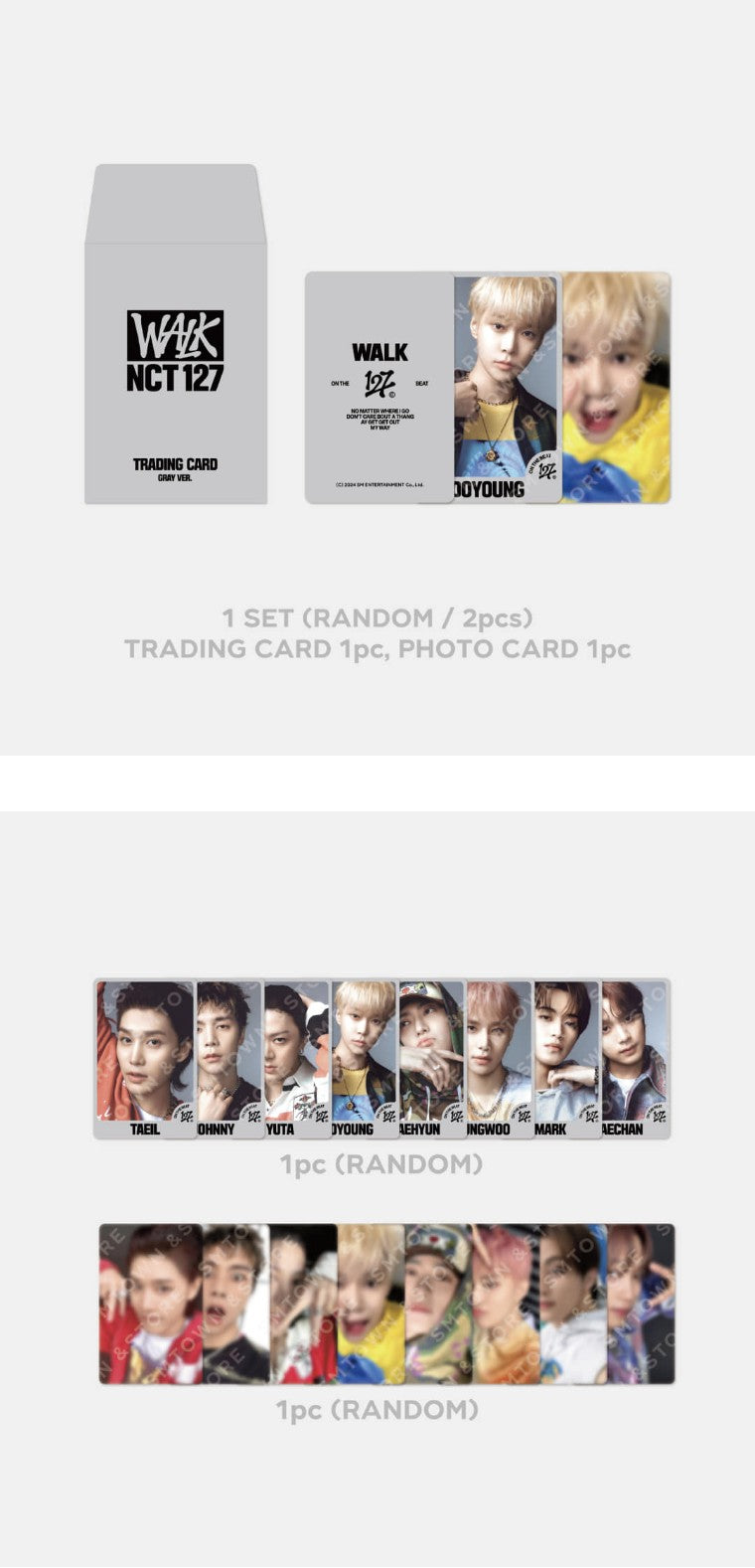 NCT 127 [WALK : ON THE BEAT] RANDOM TRADING CARD SET_B VER.